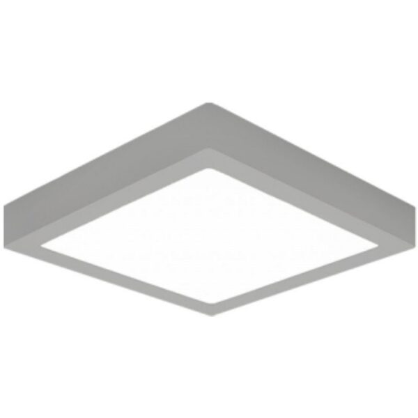 Downlight Iglux SUP-102413-FS/ Cuadrado/ Ø170x170x35mm/ Potencia 13W/ 1020 Lúmenes/ 3000ºK/ Plata