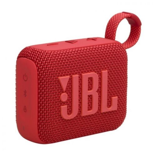 Altavoz con Bluetooth JBL GO 4/ 4.2W/ 1.0/ Rojo