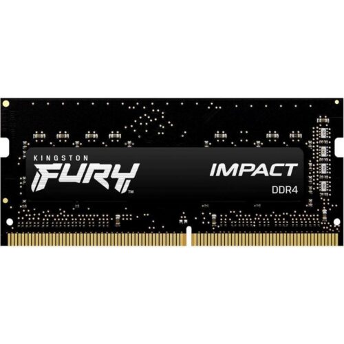 Memoria RAM Kingston FURY Impact 16GB/ DDR4/ 3200MHz/ 1.2V/ CL20/ SODIMM
