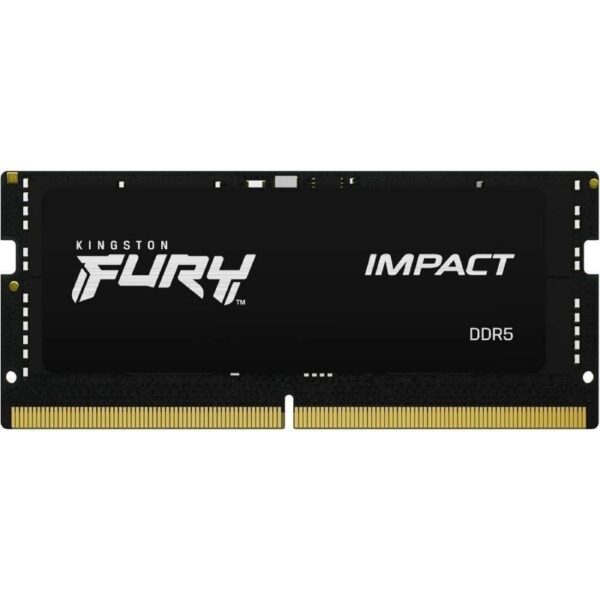 Memoria RAM Kingston FURY Impact 16GB/ DDR5/ 5600MHz/ 1.1V/ CL40/ SODIMM