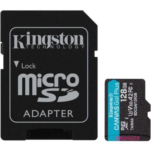 art_kin-microsd20sdcg420128gb_1-2 Tarjeta de Memoria Kingston CANVAS Go! Plus 128GB microSD XC con Adaptador/ Clase 10/ 200MBs