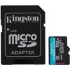 Tarjeta de Memoria Kingston CANVAS Go! Plus 512GB microSD XC con Adaptador/ Clase 10/ 200MBs