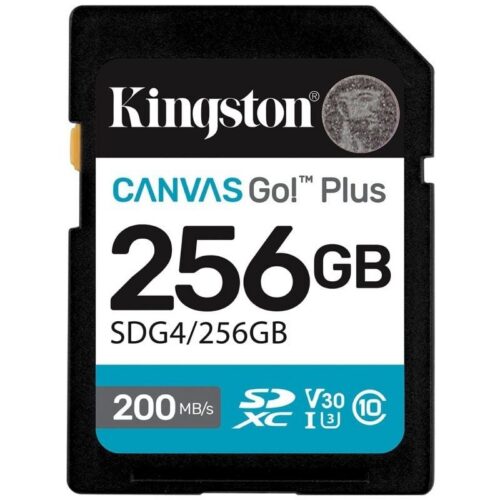 art_kin-sd20sdg420256gb_1-2 Tarjeta de Memoria Kingston CANVAS Go! Plus 256GB SD XC/ Clase 10/ 200MBs