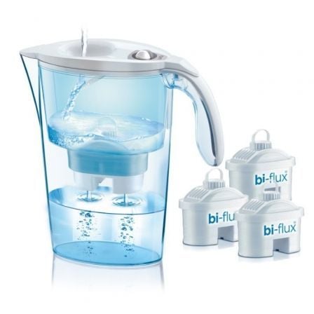 art_lai-pae-jarra20stre20bl20320filt_1-1 Pack Jarra Filtrante Laica Stream Line/ 2.3L/ Blanca/ Jarra + 3 Filtros BI-FLUX