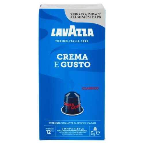 art_lav-cafe20crema20gus20clas2010c_1-2 Cápsula Lavazza Crema e Gusto Clásico para cafeteras Nespresso/ Caja de 10
