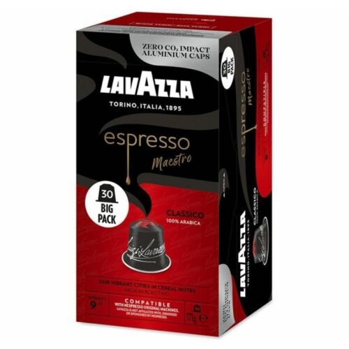 art_lav-cafe20esp20maes20cla2030c20v2_1-2 Cápsula Lavazza Espresso Maestro Clásico para cafeteras Nespresso/ Caja de 30