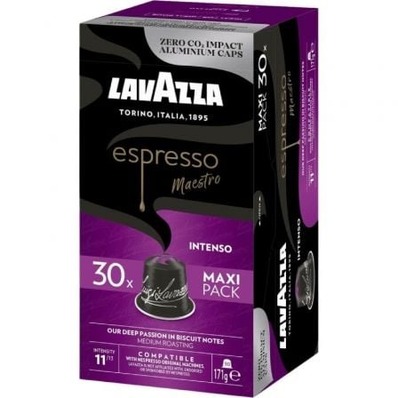 art_lav-cafe20esp20maes20int2030c_1-1 Cápsula Lavazza Espresso Maestro Intenso para cafeteras Nespresso/ Caja de 30