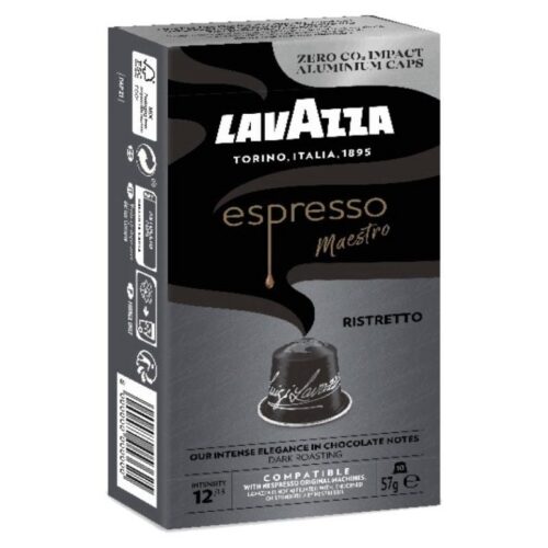 art_lav-cafe20esp20maes20ris2010c_1-2 Cápsula Lavazza Espresso Maestro Ristretto para cafeteras Nespresso/ Caja de 10