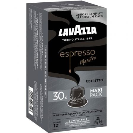 art_lav-cafe20esp20maes20ris2030c_1-1 Cápsula Lavazza Espresso Maestro Ristretto para cafeteras Nespresso/ Caja de 30