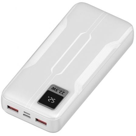 Powerbank 20000mAh Leotec LEPOW20W22W/ 22.5W/ Blanca