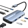 art_leo-dock20leds04_1-2 Docking USB Tipo-C Leotec LEDS04/ 2xUSB/ 1xUSB Tipo-C/ 1xUSB Tipo-C PD/ 1xHDMI 4K/ 1xVGA/ 1xAudio/ Azul