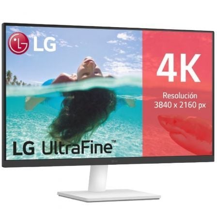 Monitor Profesional Polivalente LG UltraFine 27US500-W 27"/ 4K/ Multimedia/ Blanco