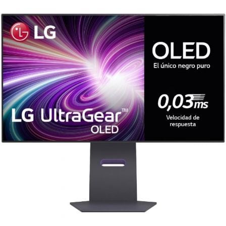 Monitor Gaming LG UltraGear 32GS95UV-B 31.5"/ 4K/ 0.03ms/ 240Hz/ OLED/ Multimedia/ Regulable en altura/ Negro