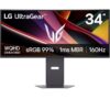 art_lg-m2034g600a-b_1 Monitor Gaming Ultraparonámico Curvo LG UltraGear 34G600A-B 34"/ WQHD/ Multimedia/ 5ms/ 160Hz/ VA/ Regulable en Altura/ Negro