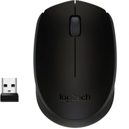 art_log-mou20b17020negro_1 Ratón Inalámbrico Logitech B170/ Hasta 1000 DPI