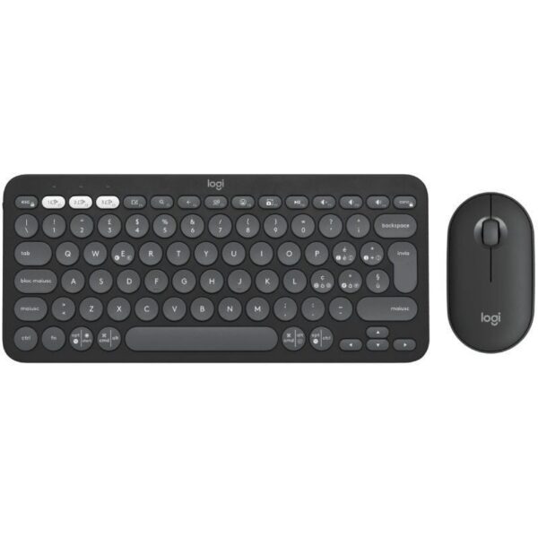 Teclado y Ratón Inalámbricos Logitech Pebble 2 Combo