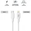 Cable USB 2.0 Tipo-C Lightning Myway MWUSC0023/ USB Tipo-C Macho - Lightning Macho/ 1m/ Blanco