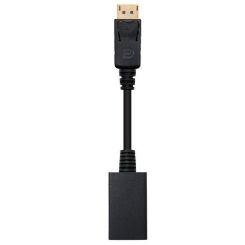 art_nan-adp20102016200502_1-1 Conversor Nanocable 10.16.0502/ DisplayPort Macho - HDMI Hembra/ 15cm/ Negro