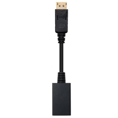 art_nan-adp20102016200502_1 Conversor Nanocable 10.16.0502/ DisplayPort Macho - HDMI Hembra/ 15cm/ Negro