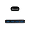 Hub USB Tipo-C Nanocable 10.16.4401-BK / 4xUSB