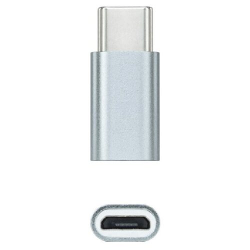 art_nan-adp20usb-c20102002200011_1-1 Adaptador Nanocable 10.02.0011/ USB Tipo-C Macho - MicroUSB Hembra