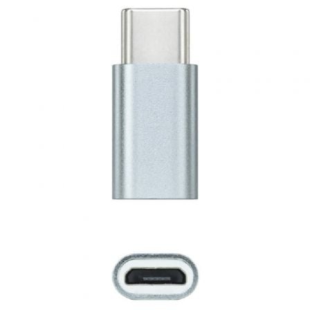 art_nan-adp20usb-c20102002200011_1 Adaptador Nanocable 10.02.0011/ USB Tipo-C Macho - MicroUSB Hembra