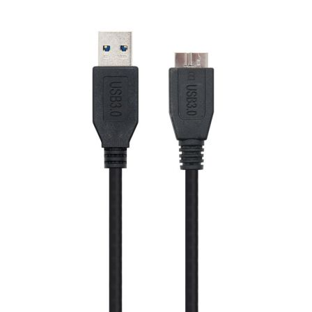 art_nan-cab2010.01.1102-bk_1 Cable USB 3.0 Nanocable 10.01.1102-BK/ USB Macho - MicroUSB Macho/ 2m/ Negro