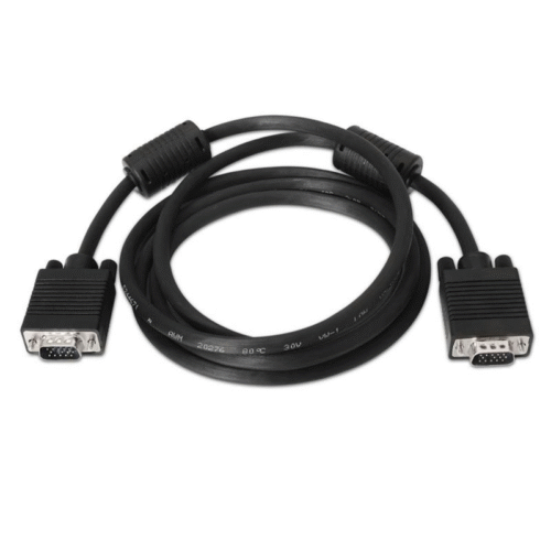 art_nan-cab2010.15.0101_1-1 Cable SVGA Nanocable 10.15.0101/ VGA Macho - VGA Macho/ 1m/ Negro