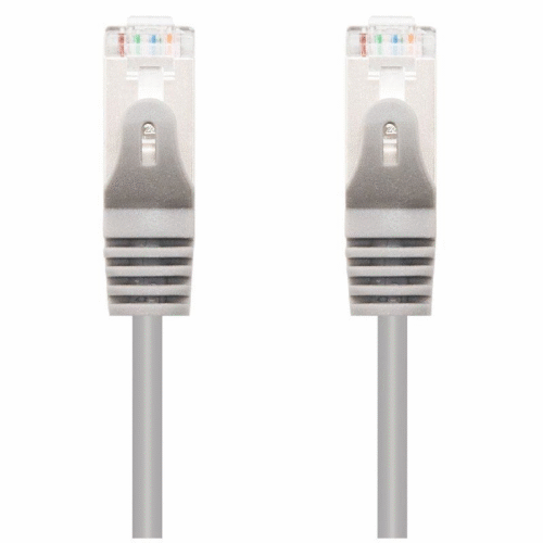 Cable de Red RJ45 FTP Nanocable 10.20.0801/ Cat.6/ 1m/ Gris