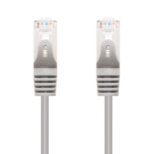 Cable de Red RJ45 FTP Nanocable 10.20.0810 Cat.6/ 10m/ Gris
