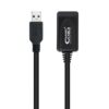 art_nan-cab20102001200311_2 Cable Alargador USB 3.0 con Amplificador Nanocable 10.01.0311/ USB Macho - USB Hembra/ 5m/ Negro