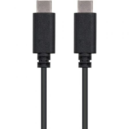 art_nan-cab20102001202301_1 Cable USB 2.0 Tipo-C Nanocable 10.01.2301/ USB Tipo-C Macho - USB Tipo-C Macho/ 1m/ Negro