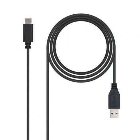 art_nan-cab20102001204001_1 Cable USB 3.1 Nanocable 10.01.4001/ USB Tipo-C Macho - USB Macho/ 1m/ Negro