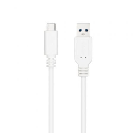 art_nan-cab20102001204002-w_1 Cable USB 3.1 Nanocable 10.01.4002-W/ USB Tipo-C Macho - USB Macho/ 2m/ Blanco