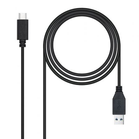 art_nan-cab20102001204002_1 Cable USB 3.1 Tipo-C Nanocable 10.01.4002/ USB Tipo-C Macho - USB Macho/ 2m/ Negro