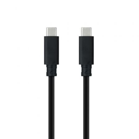 art_nan-cab20102001204101-l150_1 Cable USB 3.1 Tipo-C Nanocable 10.01.4101-L150/ USB Tipo-C Macho - USB Tipo-C Macho/ 1.5m/ Negro