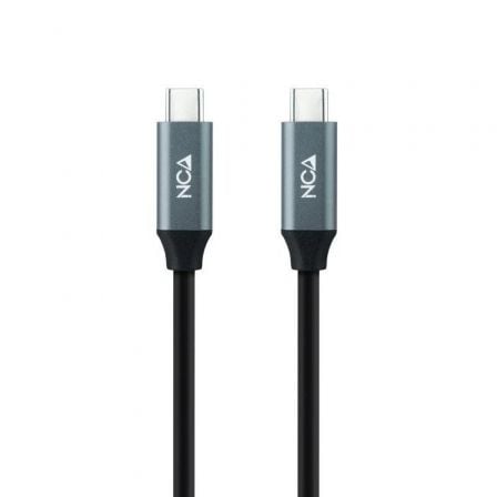 art_nan-cab20102001204303_1 Cable USB 3.2 Tipo-C Nanocable 10.01.4303/ USB Tipo-C Macho - USB Tipo-C Macho/ 3m/ Gris y Negro