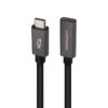 art_nan-cab20102001204401_2 Cable Alargador USB 3.2 Nanocable 10.01.4401/ USB Tipo-C Macho - USB Tipo-C Hembra/ 1m/ Negro