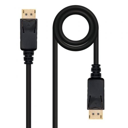 art_nan-cab20102015202301_1 Cable DisplayPort 1.2 4K Nanocable 10.15.2301/ DisplayPort Macho - DisplayPort Macho/ 1m/ Negro