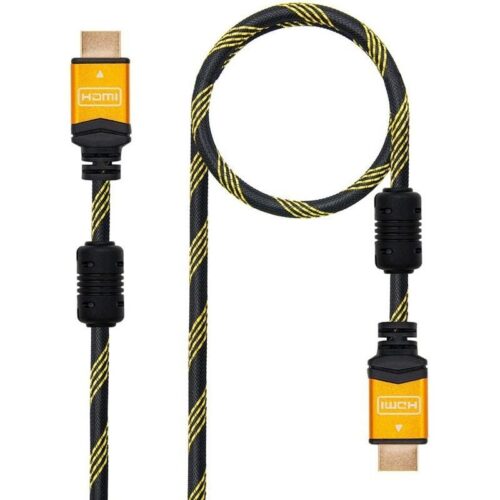 art_nan-cab20102015203701-l150_1-1 Cable HDMI 2.0 4K Nanocable 10.15.1602/ HDMI Macho - HDMI Macho/ 1.5m/ Negro/ Naranja