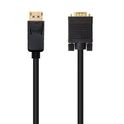 art_nan-cab20102015204401_1-1 Cable Conversor Nanocable 10.15.4401/ DisplayPort Macho - VGA Macho/ 1m/ Negro