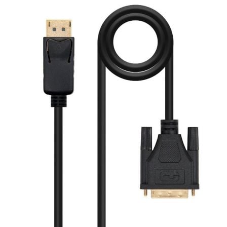 art_nan-cab20102015204502_1 Cable Conversor Nanocable 10.15.4502/ DisplayPort Macho - DVI Macho/ 2m/ Negro