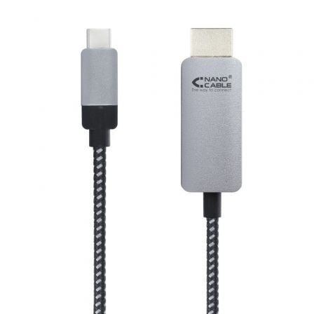 art_nan-cab20102015205102_1 Cable Conversor Nanocable 10.15.5102/ USB Tipo-C Macho - HDMI Macho/ 1.8m/ Negro