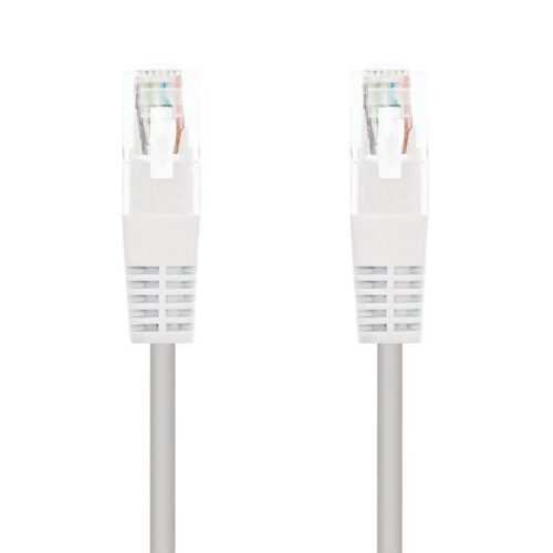 Cable de Red RJ45 UTP Nanocable 10.20.0103-W Cat.5e/ 3m/ Blanco