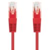Cable de Red RJ45 UTP Nanocable 10.20.0400-L30 Cat.6/ 30cm/ Rojo