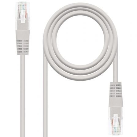art_nan-cab20102020200401-l150_1 Cable de Red RJ45 UTP Nanocable 10.20.0401-L150 Cat.6A/ 1.5m/ Gris