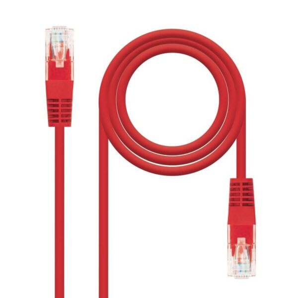 art_nan-cab20102020200401-r_2 Cable de Red RJ45 UTP Nanocable 10.20.0401-R Cat.6/ 1m/ Rojo