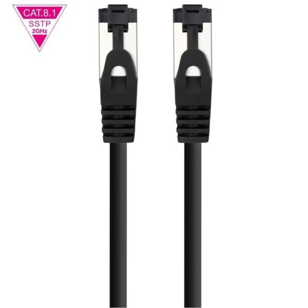 Cable de Red RJ45 SSTP Nanocable 10.20.2002-BK Cat.8.1/ 2m/ Negro