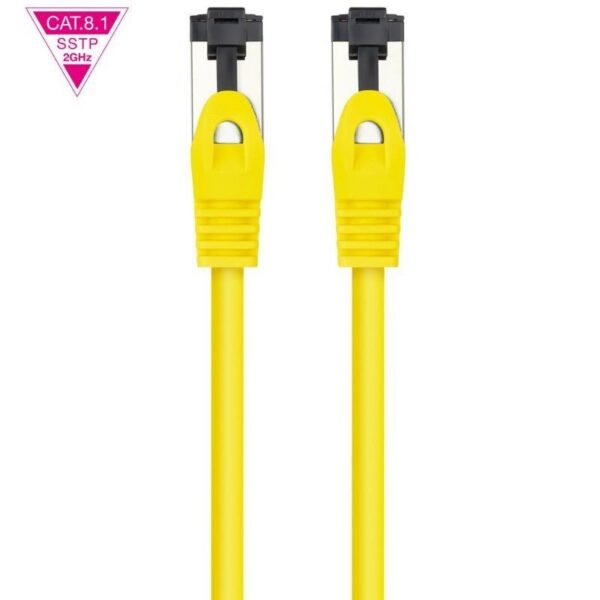Cable de Red RJ45 SSTP Nanocable 10.20.2002-Y Cat.8.1/ 2m/ Amarillo
