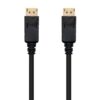 Cable DisplayPort 1.2 4K Nanocable 10.15.2301-L150/ DisplayPort Macho - DisplayPort Macho/ 1.5m/ Negro